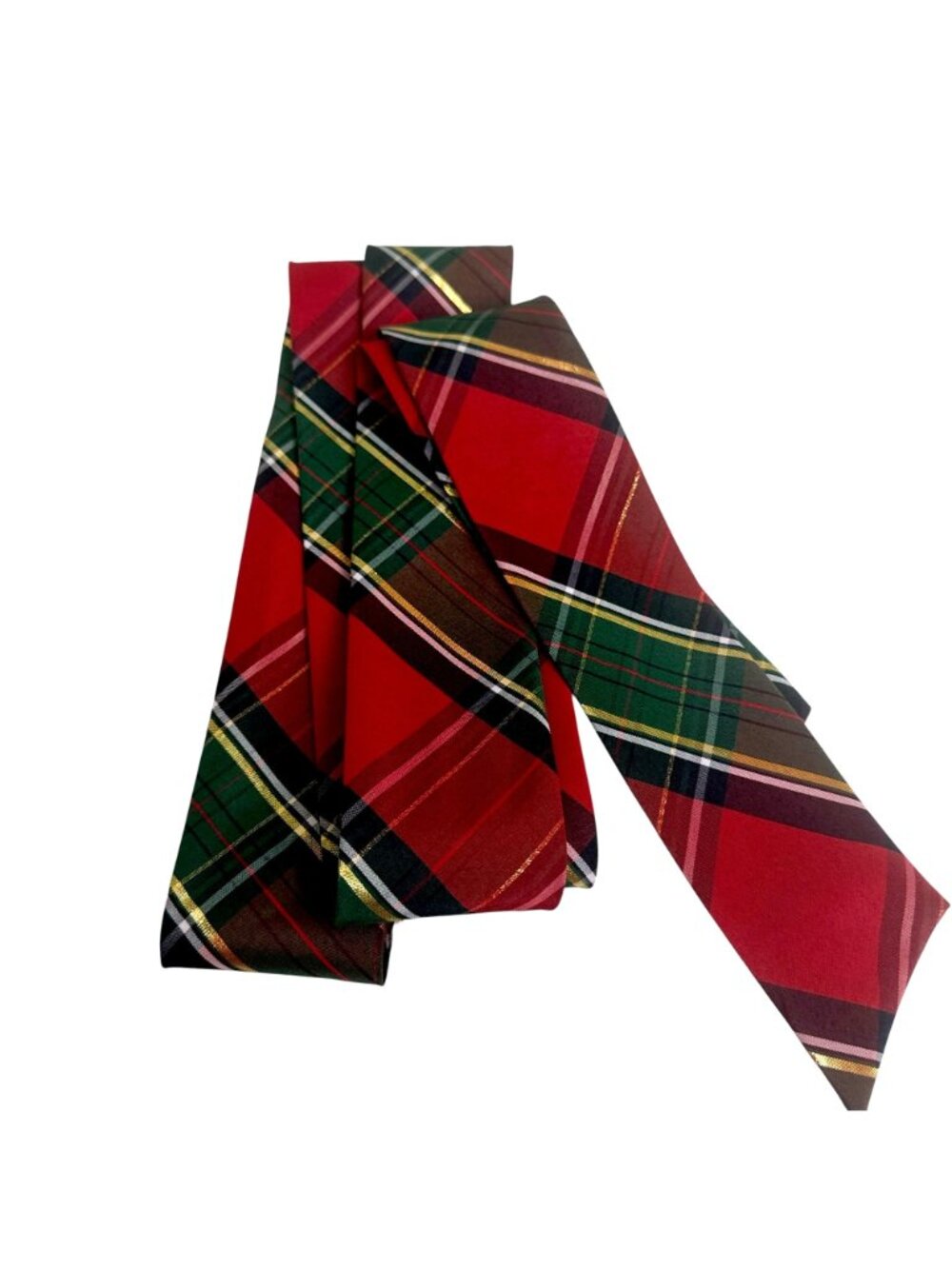 Talbots Holiday Maxi Skirt Size 10 Red Gold Plaid Preppy Christmas Full Maxi - Picture 11 of 12